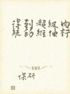 得到超级肉禽系统的维他柠檬茶