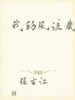 我的风流岁月封面