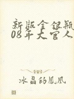 新版金银瓶2008年大官人