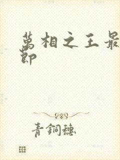 万相之王最新章节