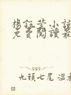 杨钰莹小说全文免费阅读最新章节