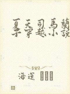 夏天司马兰九皇子穿越小说笔趣阁封面