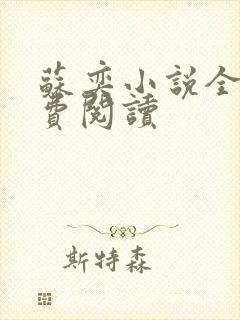 苏奕小说全文免费阅读