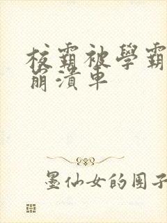 校霸被学霸玩到崩溃车