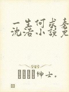 一生何求秦菲雪沈浩小说免费阅读全文