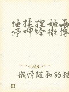 他揉捏她两乳不停呻吟微博