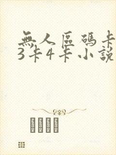 无人区码卡二卡3卡4卡小说