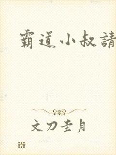 霸道小叔请轻撩