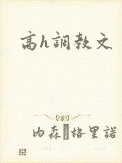 高h调教文