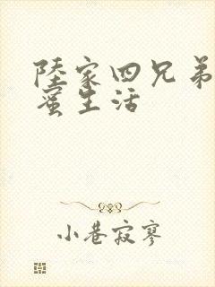 陆家四兄弟的甜蜜生活