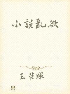 小说乱欲封面