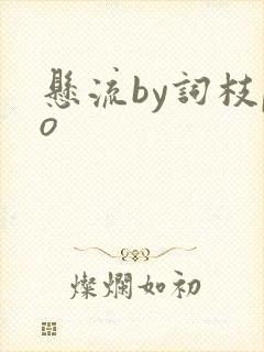 悬流by词枝po封面