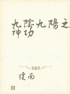 九阴九阳之阴阳神功