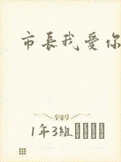 市长我爱你封面