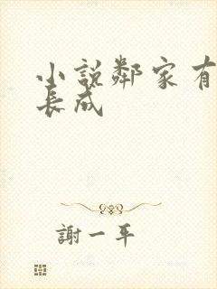 小说邻家有女初长成封面