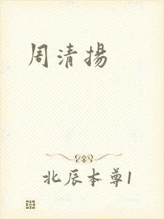 周清扬封面