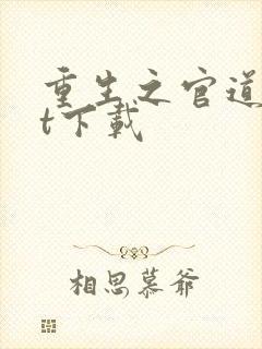 重生之官道txt下载