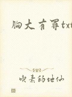 胸大有罪txt