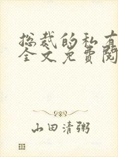 总裁的私有宝贝全文免费阅读