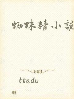 蜘蛛精小说封面