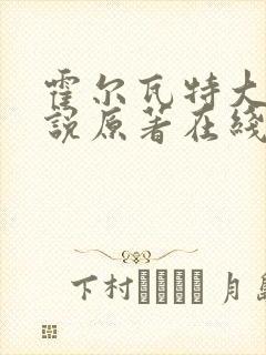 霍尔瓦特大街小说原著在线阅读