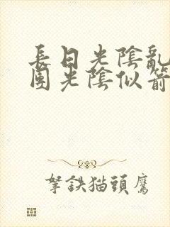 长日光阴乱作一团光阴似箭