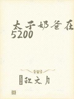 太子奶爸在花都5200