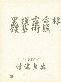 男模露命根的裸体艺术照封面