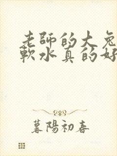 老师的大兔子好软水真的好多