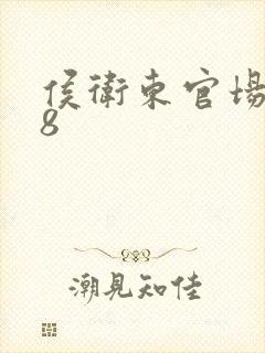 侯卫东官场笔记8