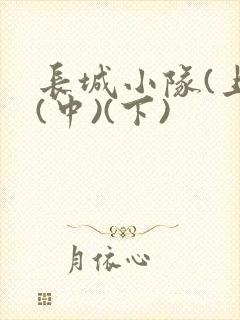 长城小队(上)(中)(下)