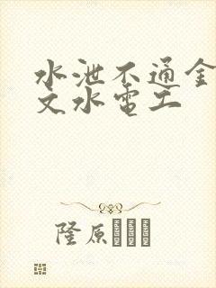 水泄不通金银原文水电工