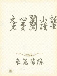 文心阁小说全文免费阅读笔趣阁