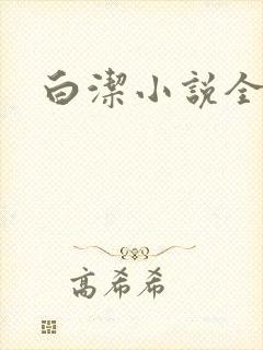 白洁小说全文封面