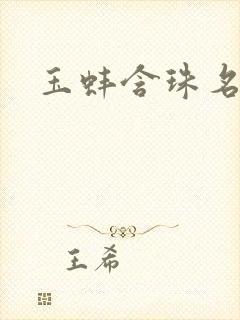 玉蚌含珠名器H封面