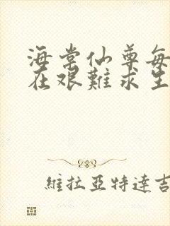 海棠仙尊每天都在艰难求生