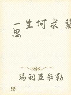 一生何求 兰思思