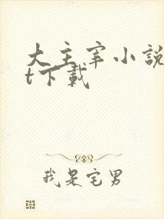 大主宰小说txt下载