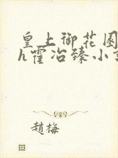 皇上御花园hlh霍冶臻小说