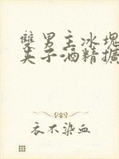 双男主冰块棉签夹子酒精扩张器