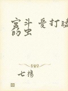 宫斗 爱打瞌睡的虫封面