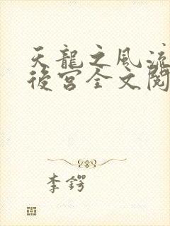 天龙之风流猎艳后宫全文阅读