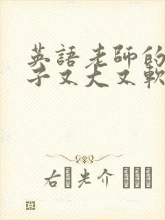 英语老师的小兔子又大又软封面