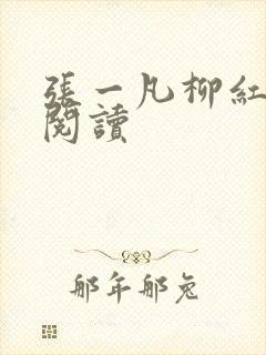 张一凡柳红免费阅读