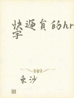 快递员的hr中字封面