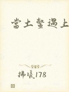 当土鳖遇上海龟