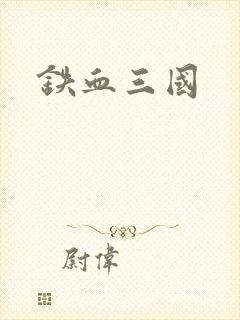 铁血三国封面