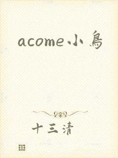 acome小鸟
