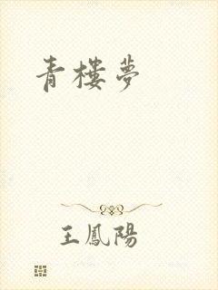 青楼梦封面