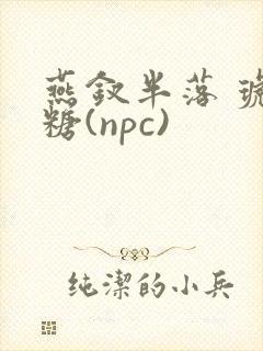 燕钗半落 琥珀糖(npc)